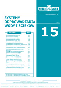 Katalog Systemy odprowadzania wody i ścieków